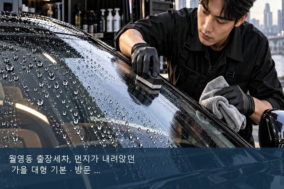 월영동 출장세차, 먼지가 내려앉던 가을 대형 기본 · 방문 전에 확인한 것